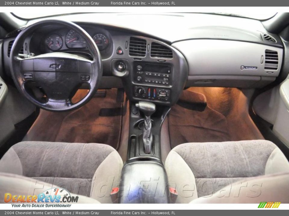 2004 Chevrolet Monte Carlo LS White / Medium Gray Photo #15