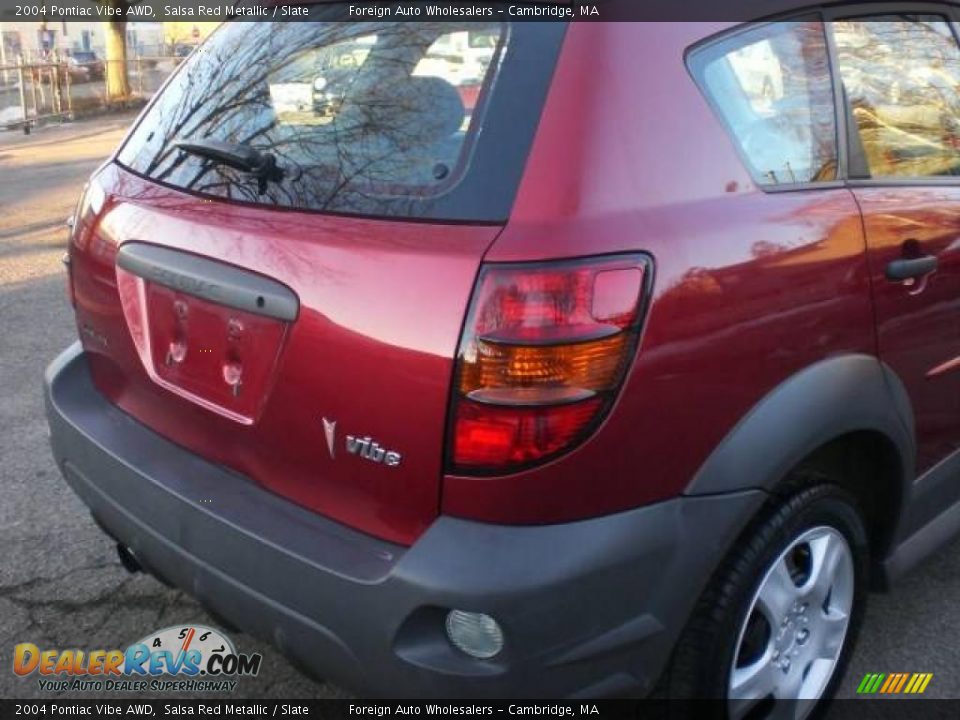 2004 Pontiac Vibe AWD Salsa Red Metallic / Slate Photo #18