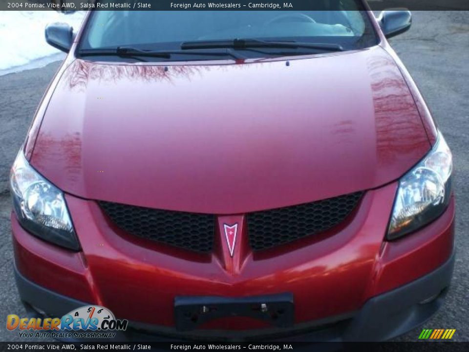 2004 Pontiac Vibe AWD Salsa Red Metallic / Slate Photo #19