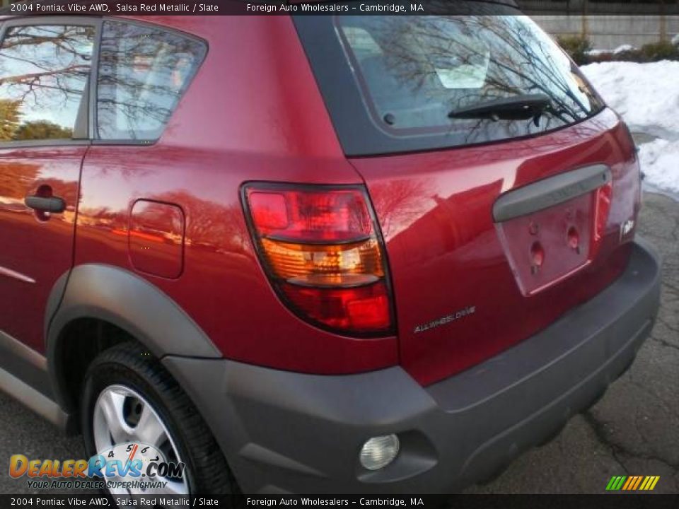 2004 Pontiac Vibe AWD Salsa Red Metallic / Slate Photo #22