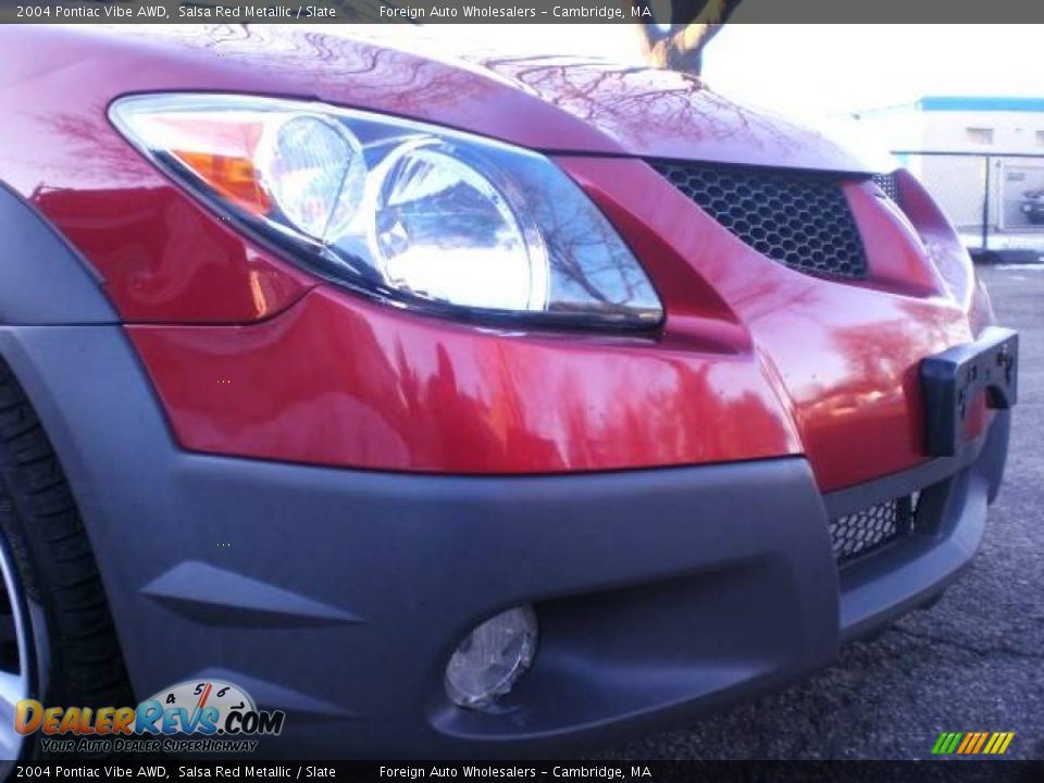 2004 Pontiac Vibe AWD Salsa Red Metallic / Slate Photo #30