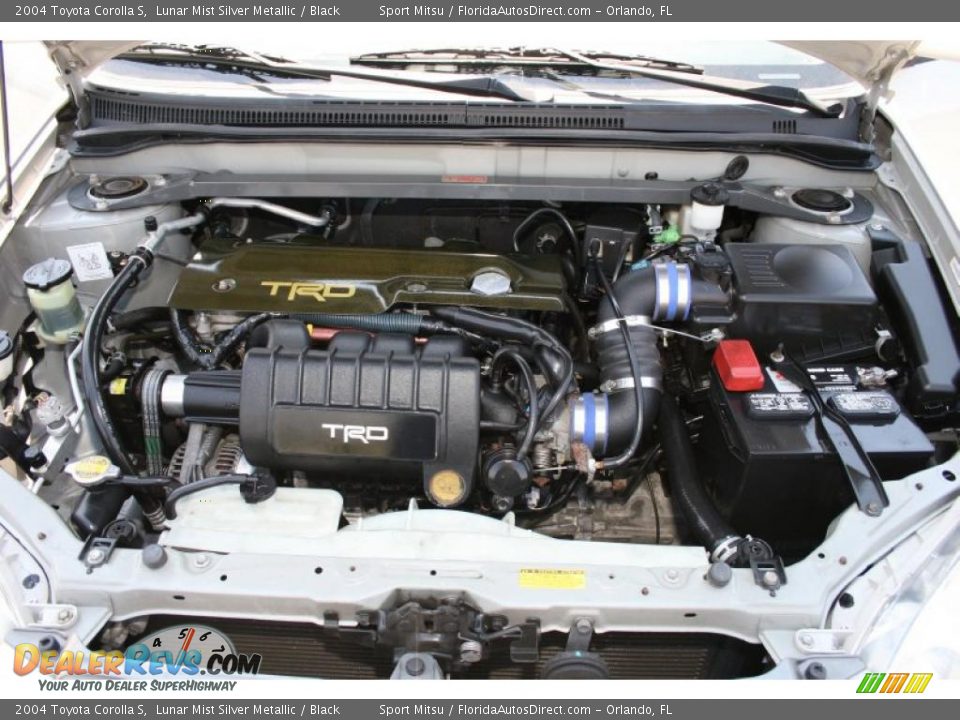 2004 Toyota Corolla S 1.8 Liter TRD Supercharged DOHC 16-Valve VVT-i 4 Cylinder Engine Photo #8