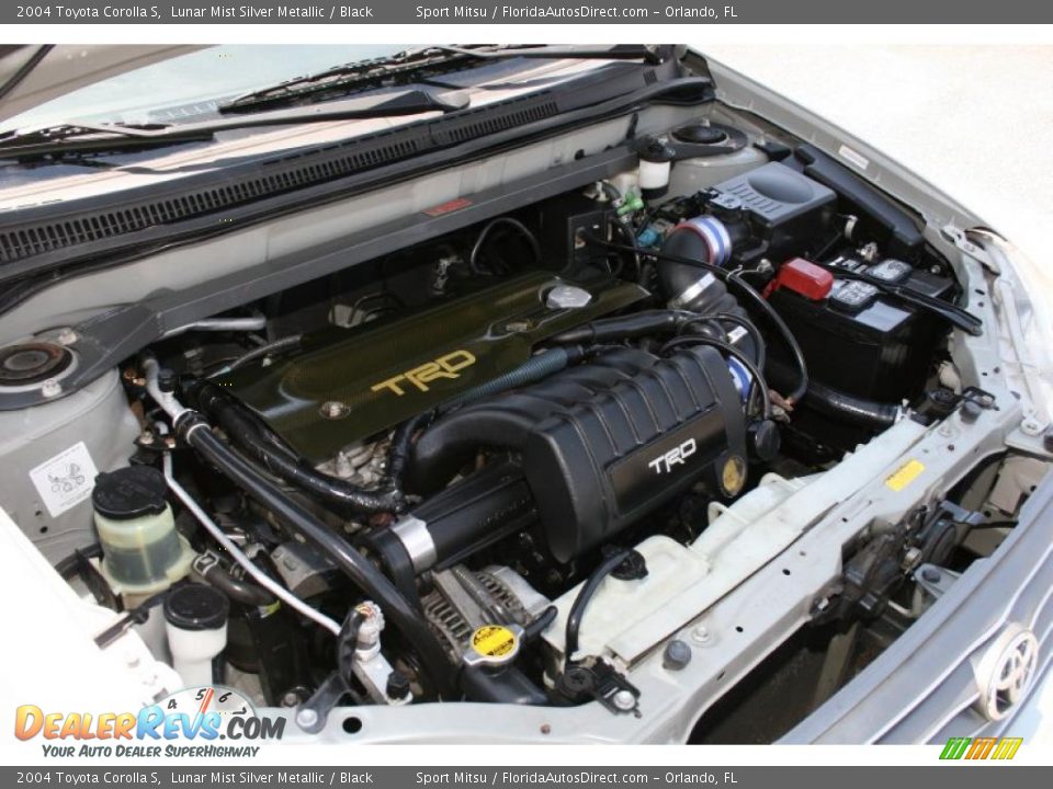 2004 Toyota Corolla S 1.8 Liter TRD Supercharged DOHC 16-Valve VVT-i 4 Cylinder Engine Photo #9