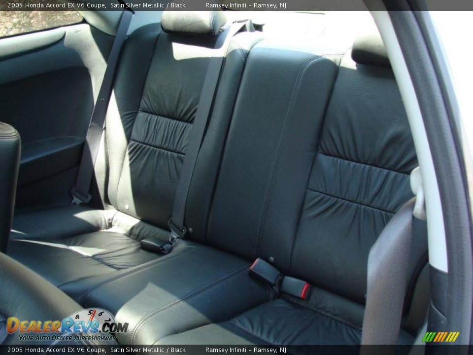 2005 Honda Accord EX V6 Coupe Satin Silver Metallic / Black Photo #3