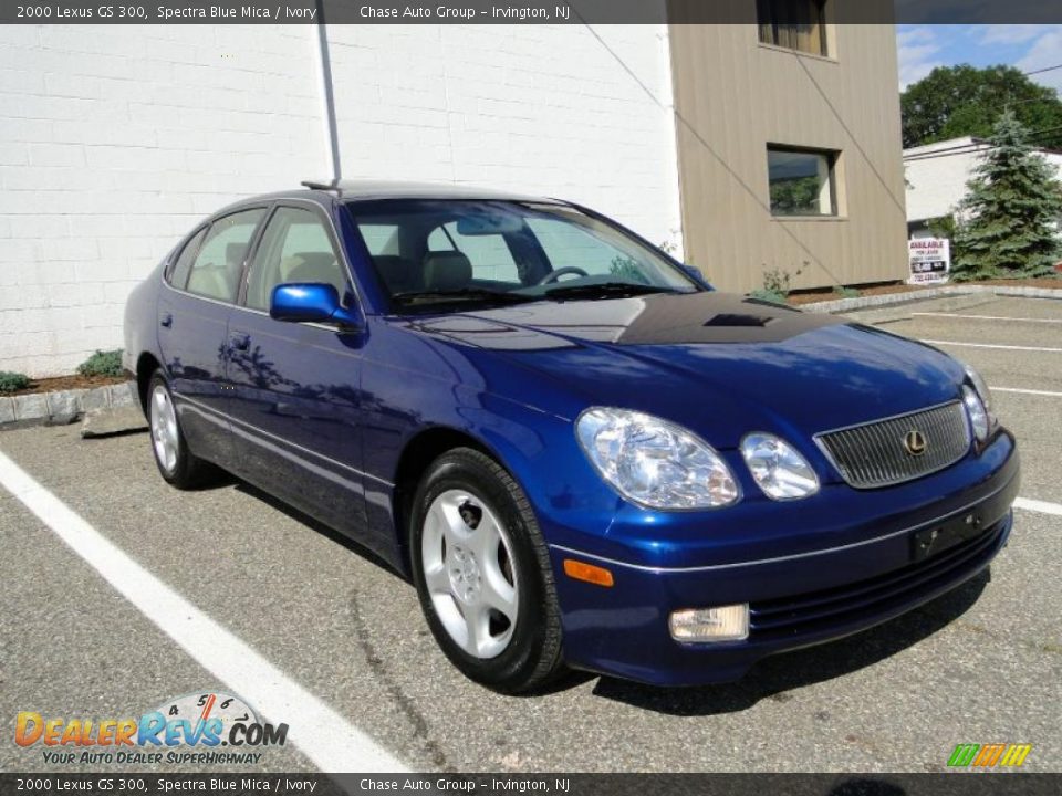 2000 Lexus GS 300 Spectra Blue Mica / Ivory Photo #5