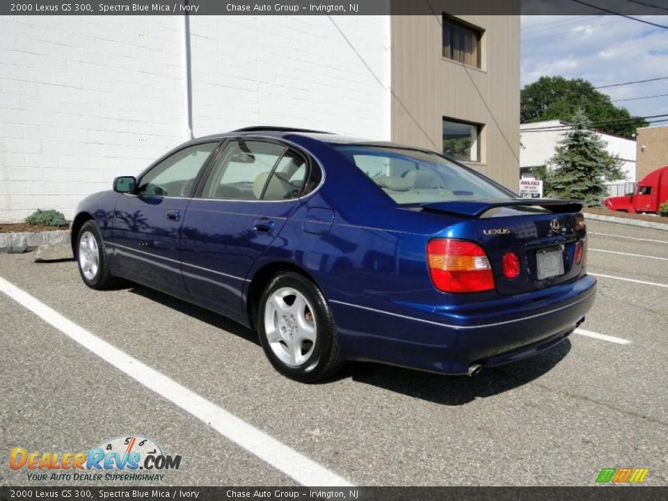 2000 Lexus GS 300 Spectra Blue Mica / Ivory Photo #8