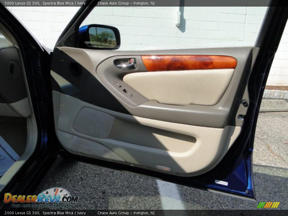 2000 Lexus GS 300 Spectra Blue Mica / Ivory Photo #16