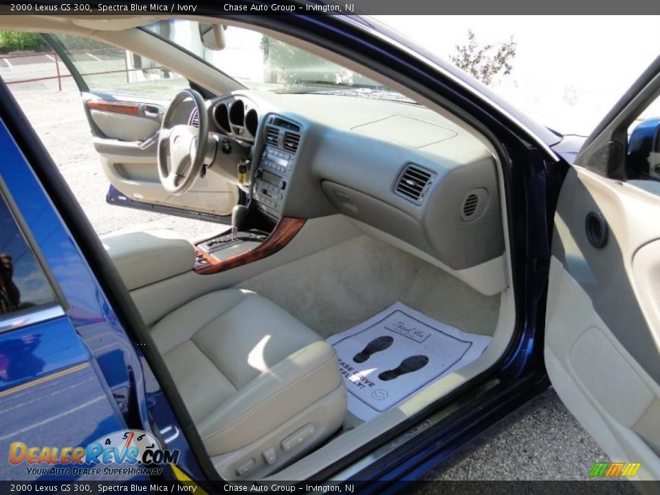 2000 Lexus GS 300 Spectra Blue Mica / Ivory Photo #17