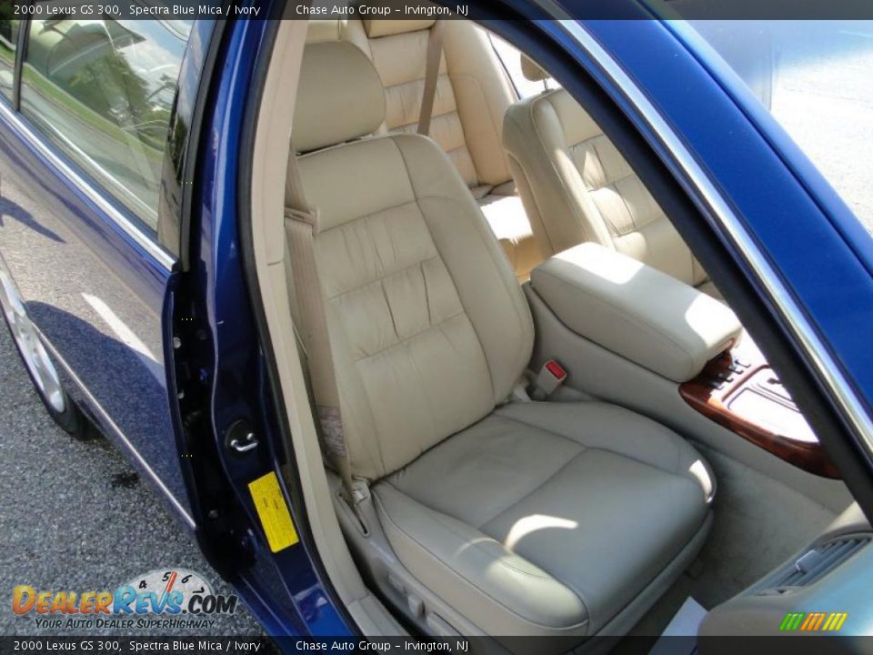 2000 Lexus GS 300 Spectra Blue Mica / Ivory Photo #18