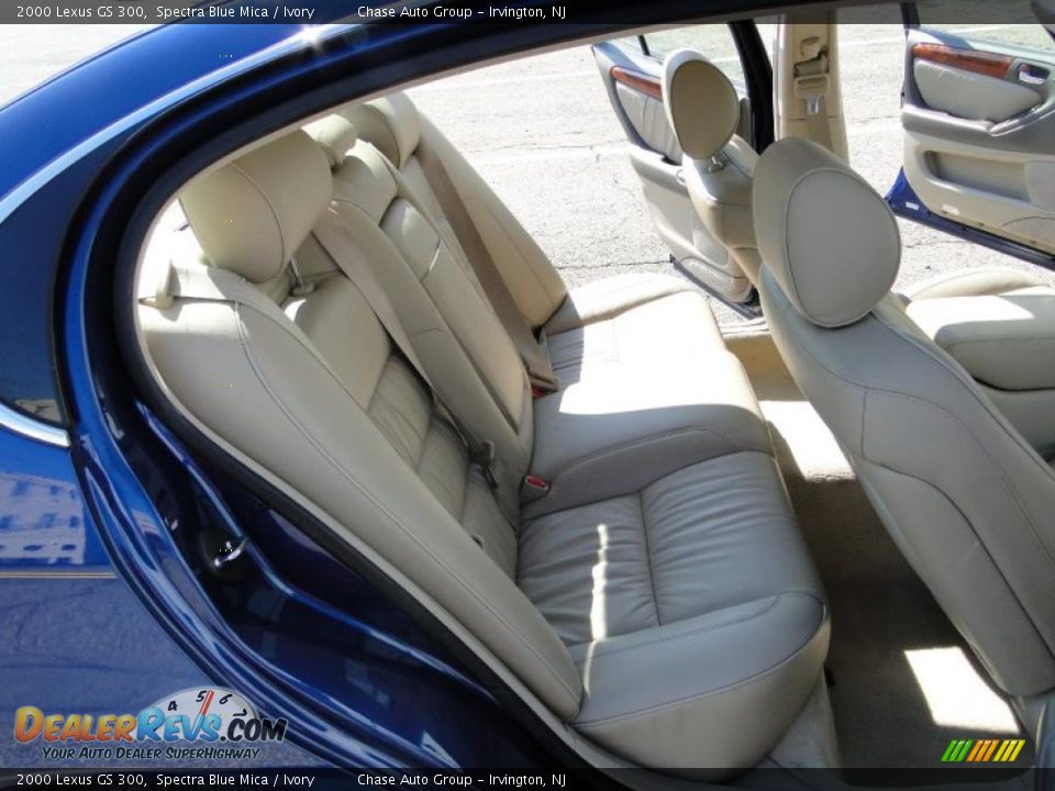 2000 Lexus GS 300 Spectra Blue Mica / Ivory Photo #19