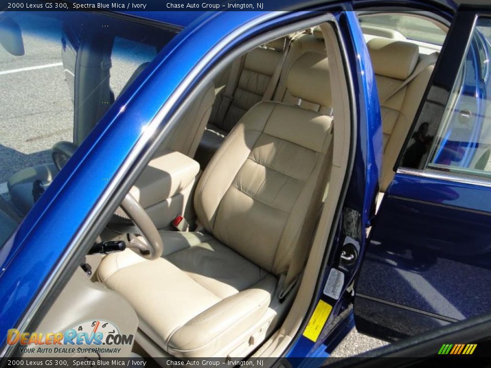 2000 Lexus GS 300 Spectra Blue Mica / Ivory Photo #21
