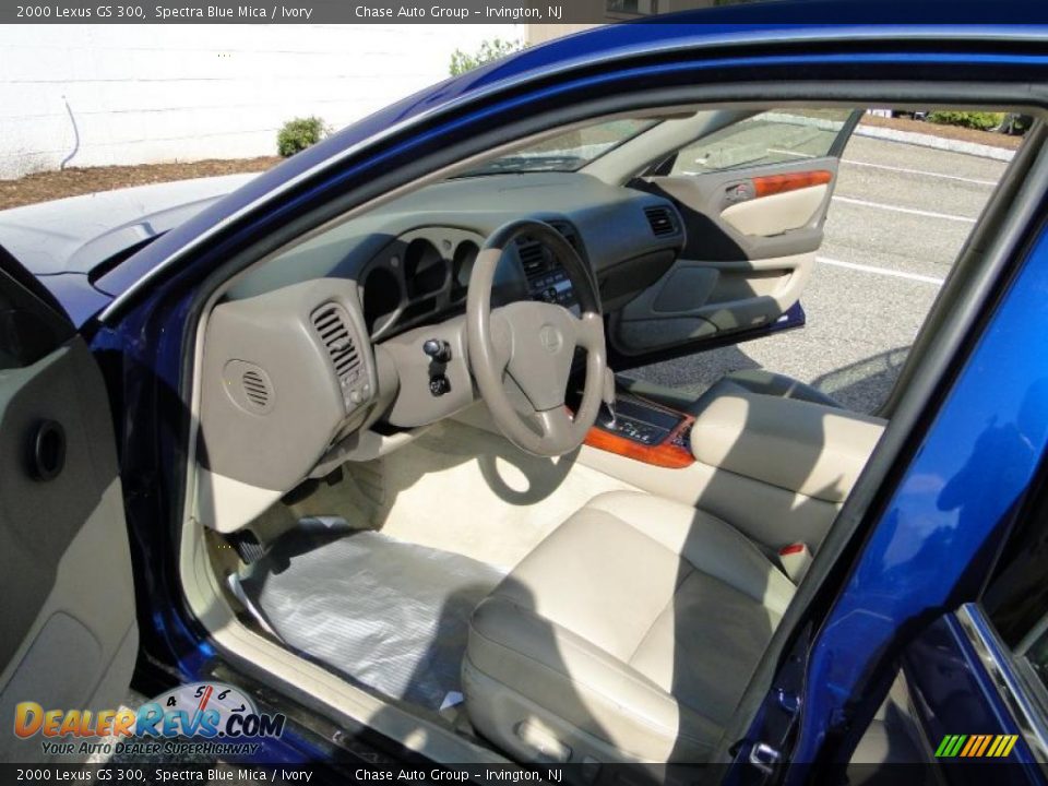 2000 Lexus GS 300 Spectra Blue Mica / Ivory Photo #22