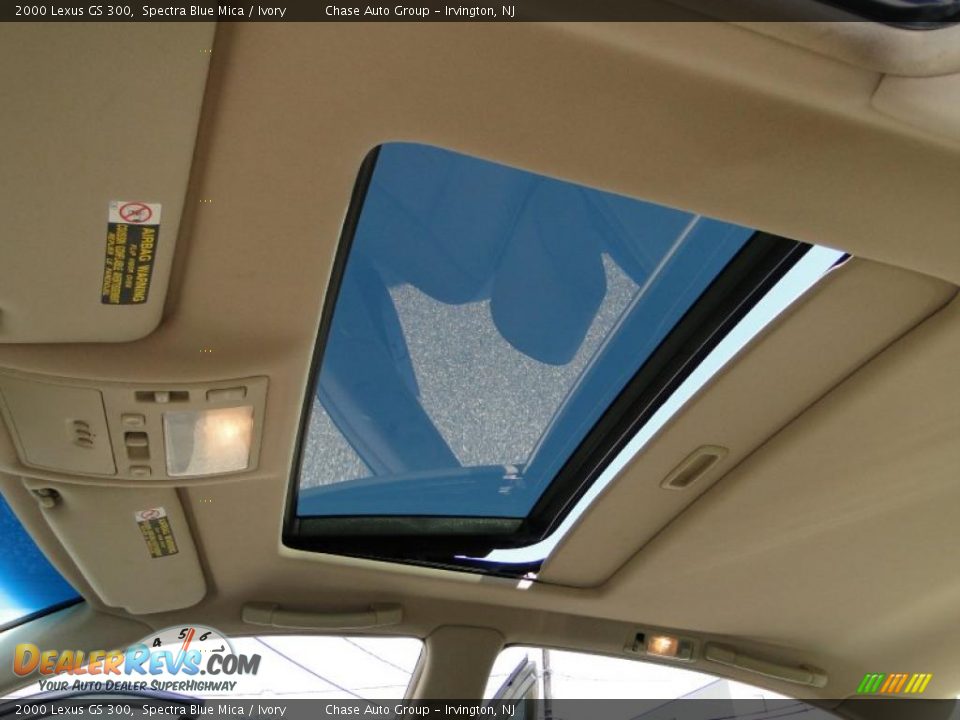 2000 Lexus GS 300 Spectra Blue Mica / Ivory Photo #35