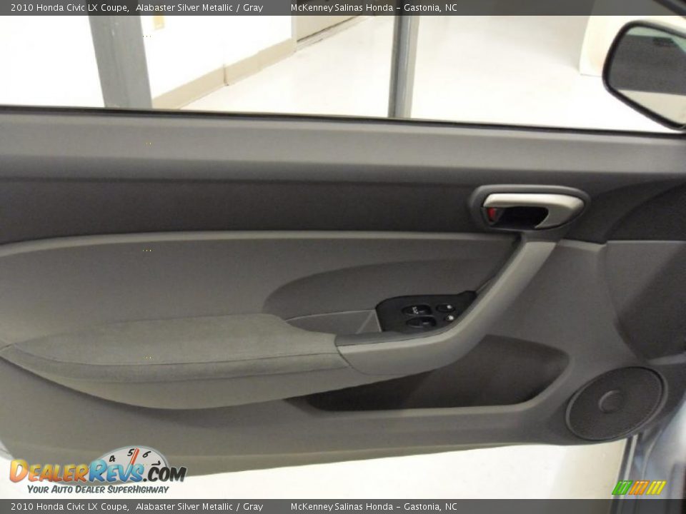 2010 Honda Civic LX Coupe Alabaster Silver Metallic / Gray Photo #11