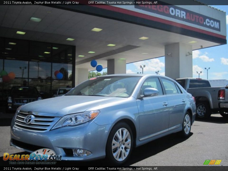 2011 Toyota Avalon Zephyr Blue Metallic / Light Gray Photo #1