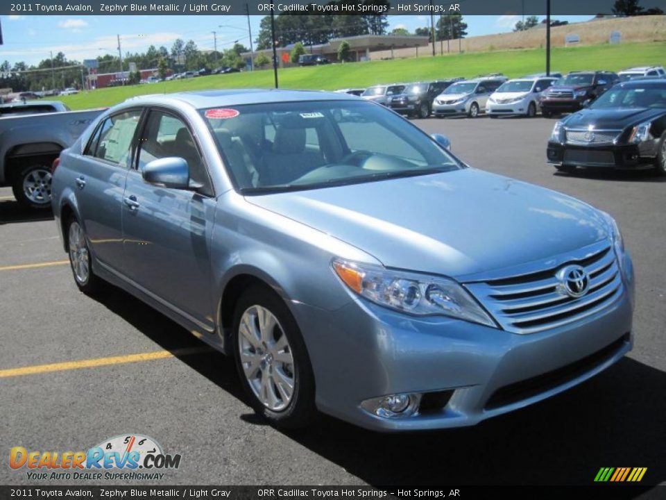 2011 Toyota Avalon Zephyr Blue Metallic / Light Gray Photo #2