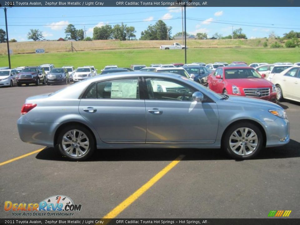 2011 Toyota Avalon Zephyr Blue Metallic / Light Gray Photo #3