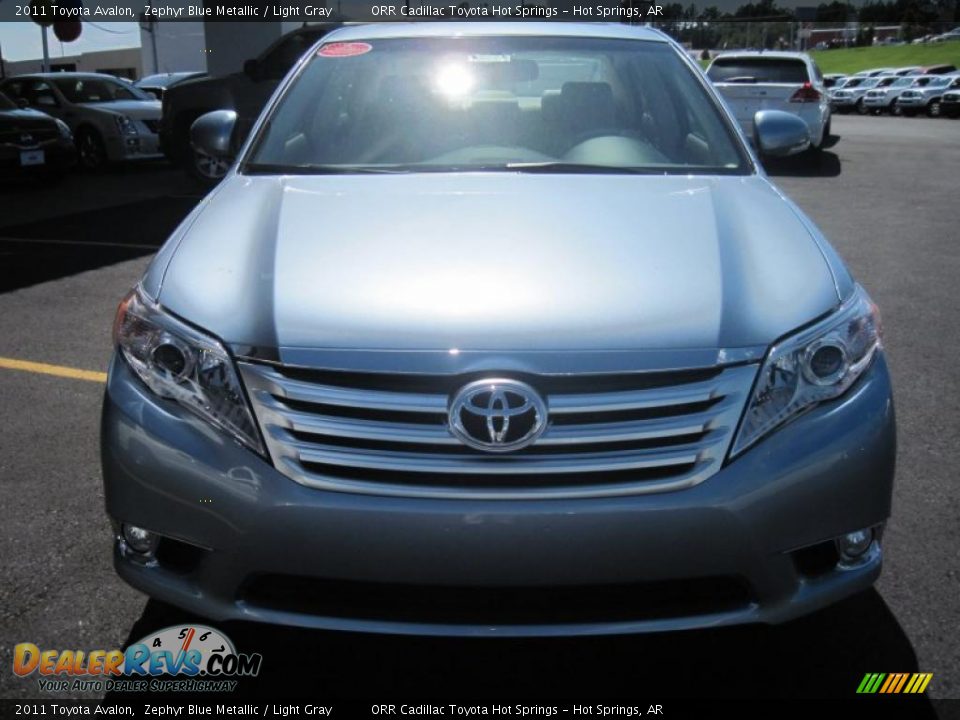 2011 Toyota Avalon Zephyr Blue Metallic / Light Gray Photo #7