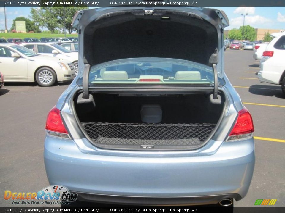 2011 Toyota Avalon Zephyr Blue Metallic / Light Gray Photo #9