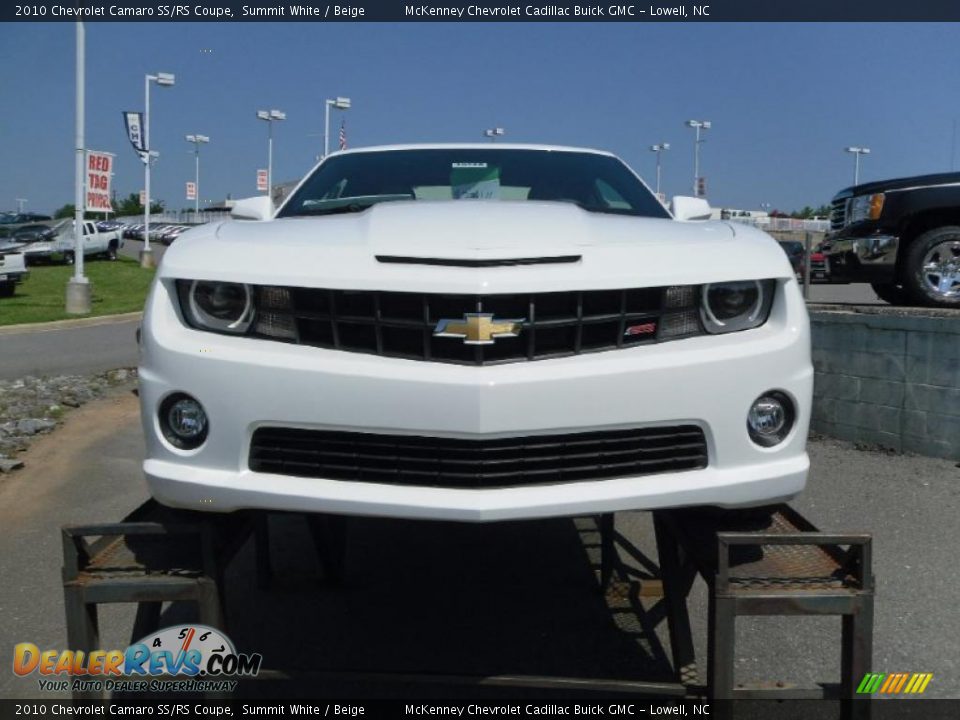 2010 Chevrolet Camaro SS/RS Coupe Summit White / Beige Photo #6