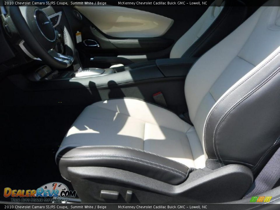 2010 Chevrolet Camaro SS/RS Coupe Summit White / Beige Photo #7