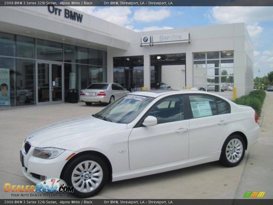 2009 BMW 3 Series 328i Sedan Alpine White / Black Photo #1