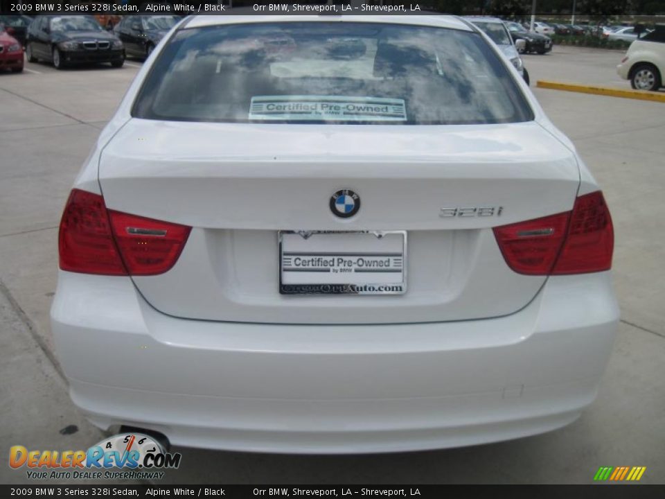 2009 BMW 3 Series 328i Sedan Alpine White / Black Photo #6