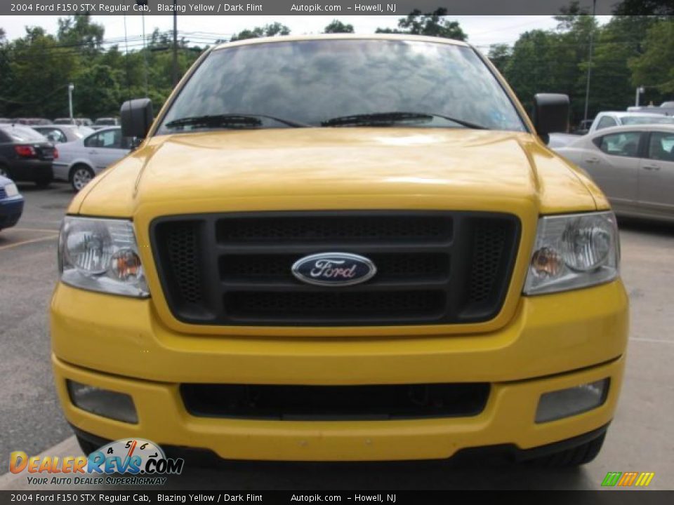 2004 Ford F150 STX Regular Cab Blazing Yellow / Dark Flint Photo #1