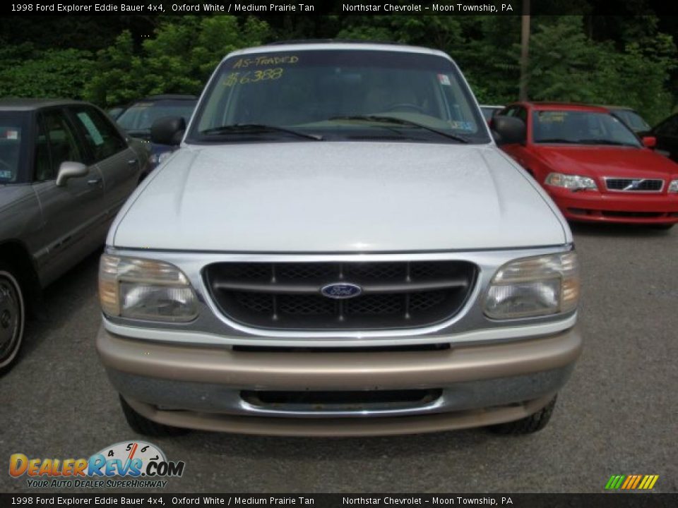 1998 Ford Explorer Eddie Bauer 4x4 Oxford White / Medium Prairie Tan Photo #6