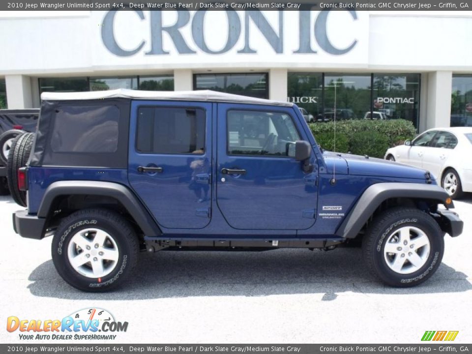 2010 Jeep wrangler unlimited blue #4