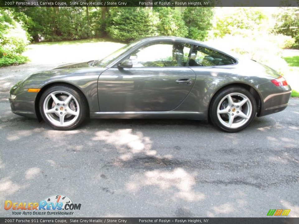 2007 Porsche 911 Carrera Coupe Slate Grey Metallic / Stone Grey Photo #3