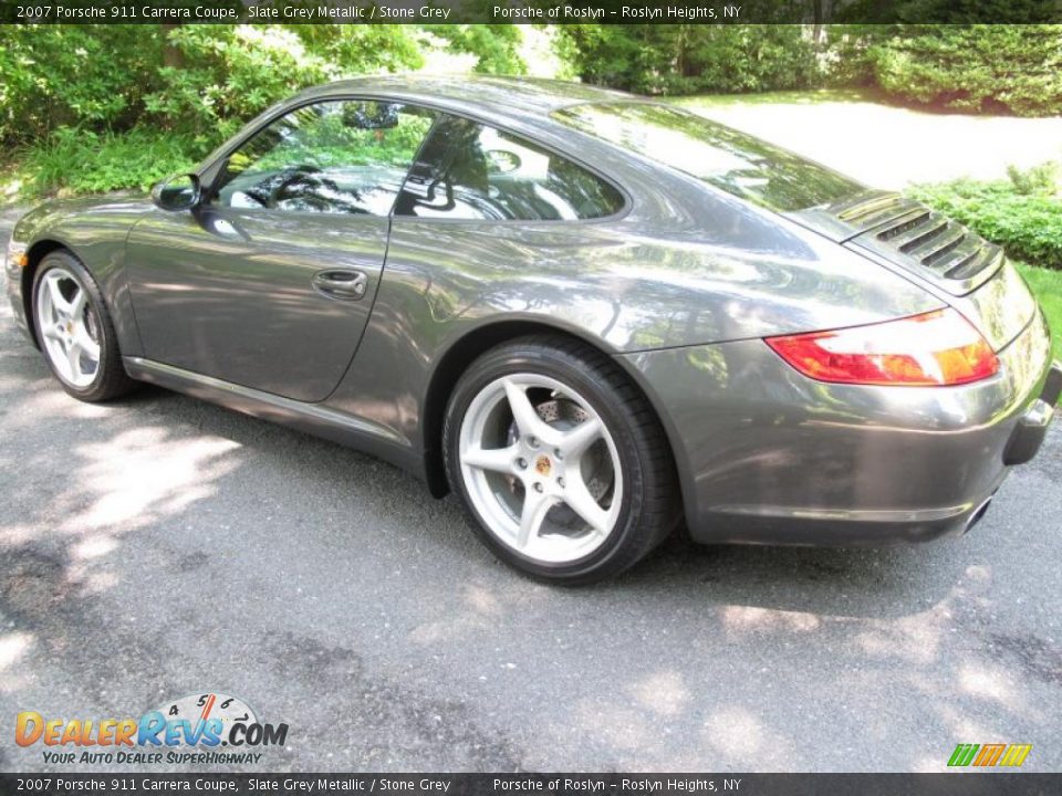 2007 Porsche 911 Carrera Coupe Slate Grey Metallic / Stone Grey Photo #4