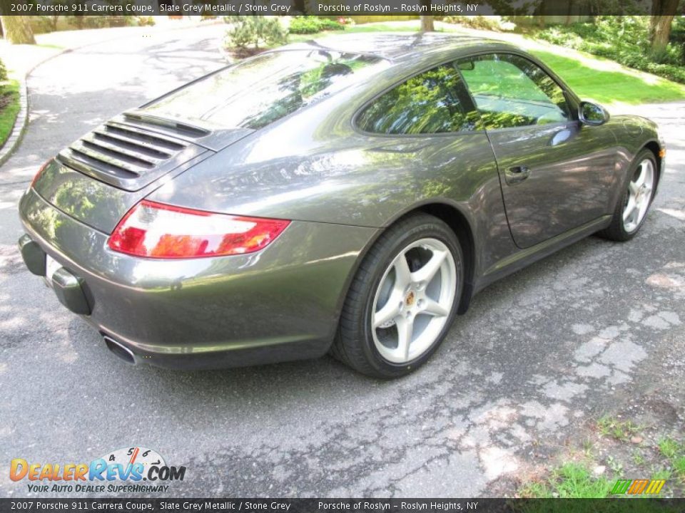 2007 Porsche 911 Carrera Coupe Slate Grey Metallic / Stone Grey Photo #6