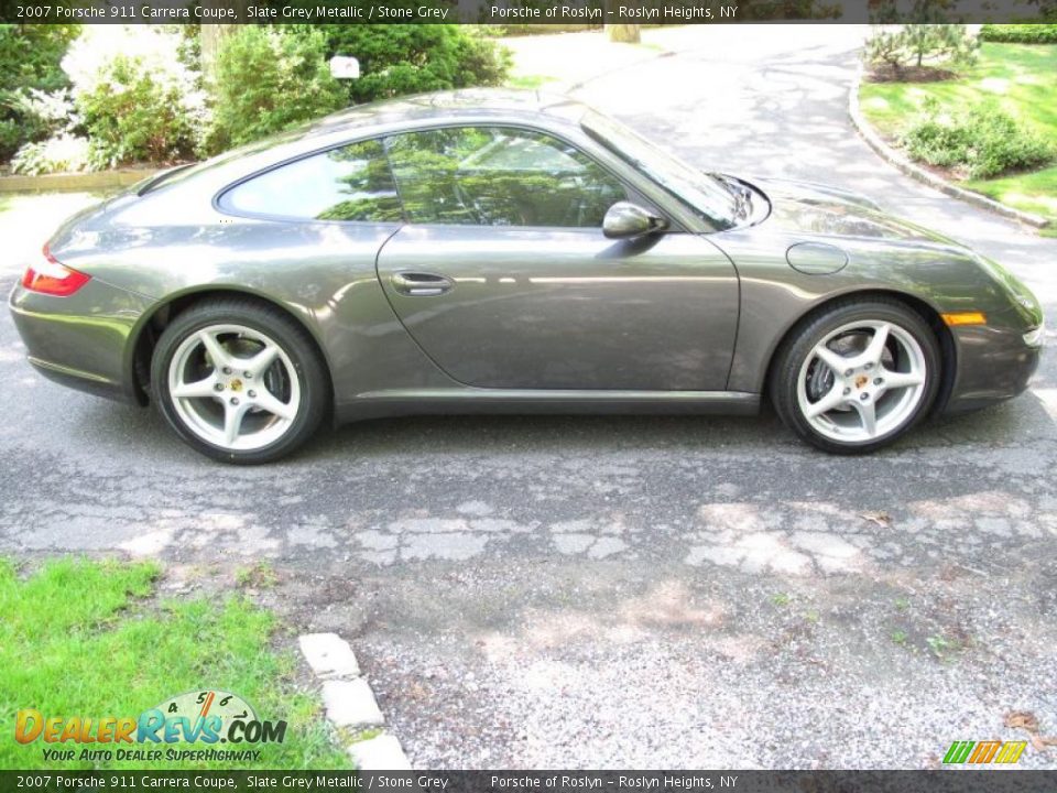 2007 Porsche 911 Carrera Coupe Slate Grey Metallic / Stone Grey Photo #7