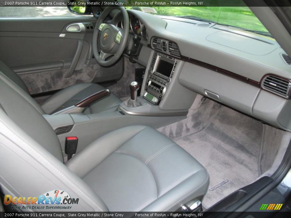 2007 Porsche 911 Carrera Coupe Slate Grey Metallic / Stone Grey Photo #13