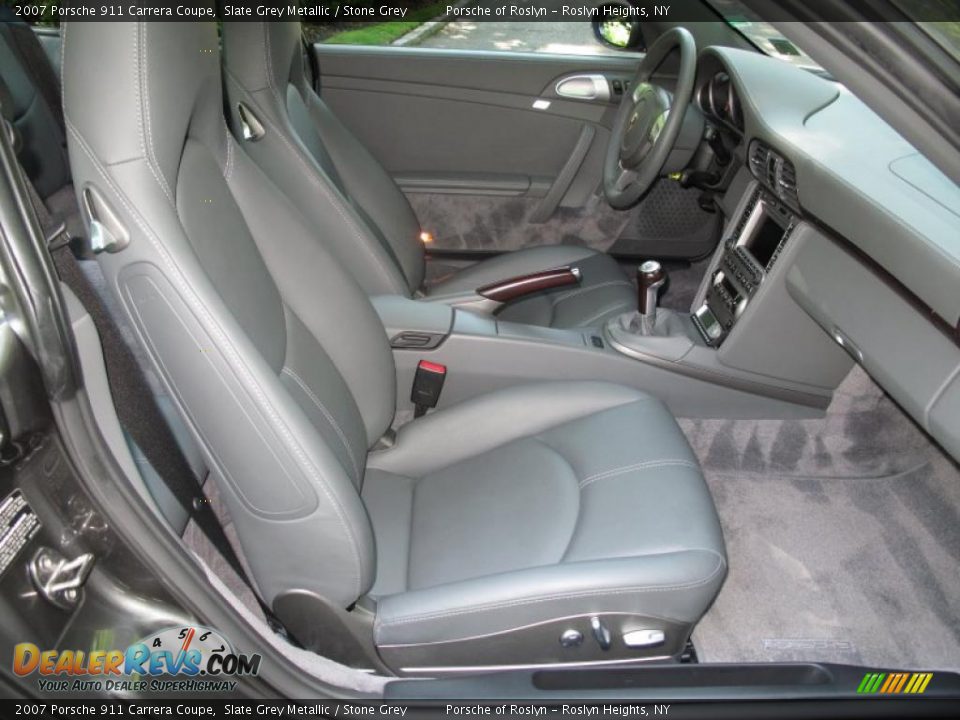 2007 Porsche 911 Carrera Coupe Slate Grey Metallic / Stone Grey Photo #14