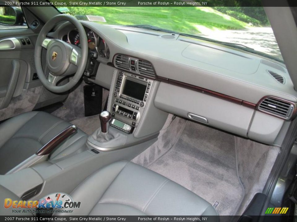 2007 Porsche 911 Carrera Coupe Slate Grey Metallic / Stone Grey Photo #16