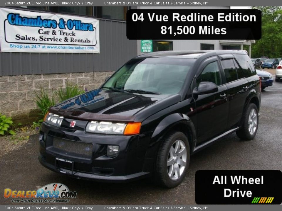2004 Saturn VUE Red Line AWD Black Onyx / Gray Photo 1