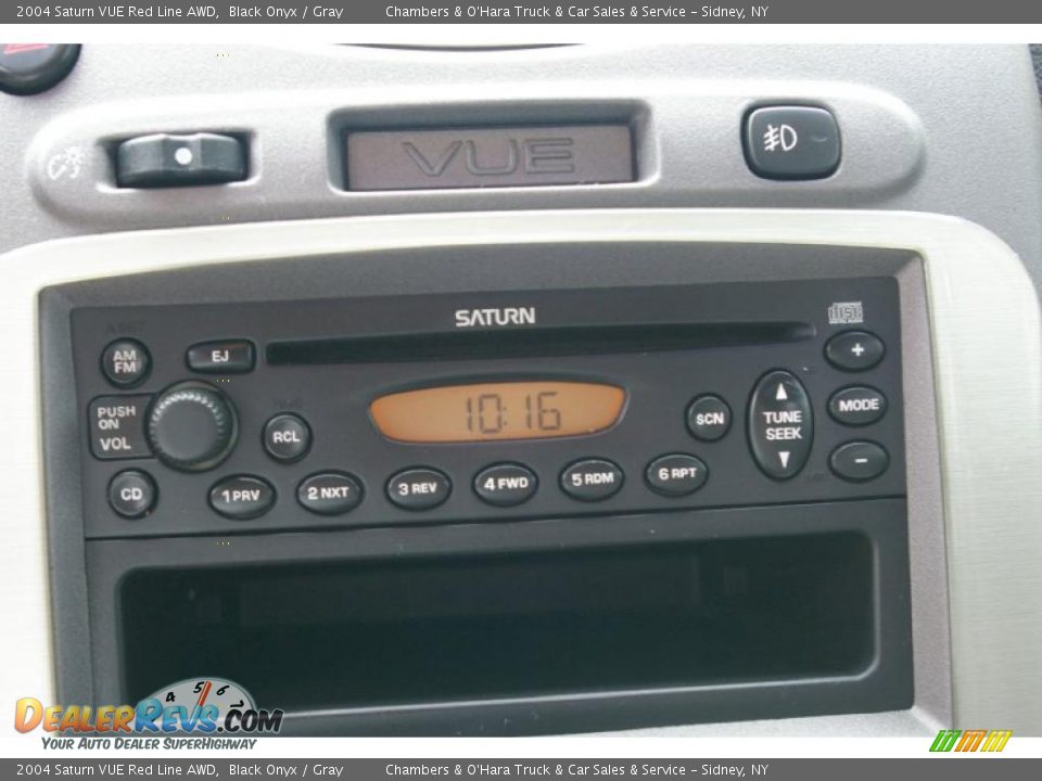 2004 Saturn VUE Red Line AWD Black Onyx / Gray Photo #6