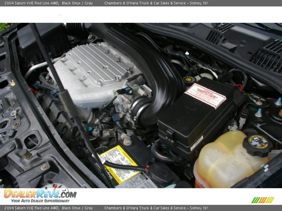 2004 Saturn VUE Red Line AWD Black Onyx / Gray Photo #14