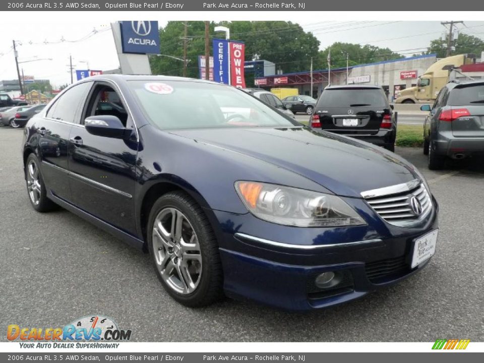 2006 Acura RL 3.5 AWD Sedan Opulent Blue Pearl / Ebony Photo #1