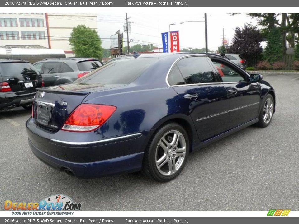 2006 Acura RL 3.5 AWD Sedan Opulent Blue Pearl / Ebony Photo #3
