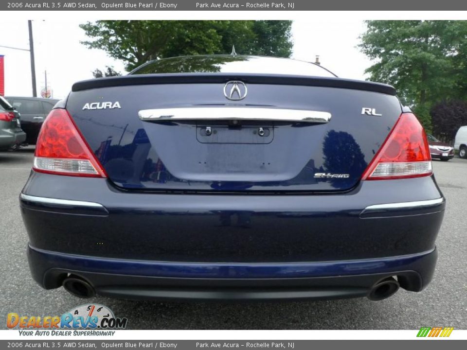 2006 Acura RL 3.5 AWD Sedan Opulent Blue Pearl / Ebony Photo #12