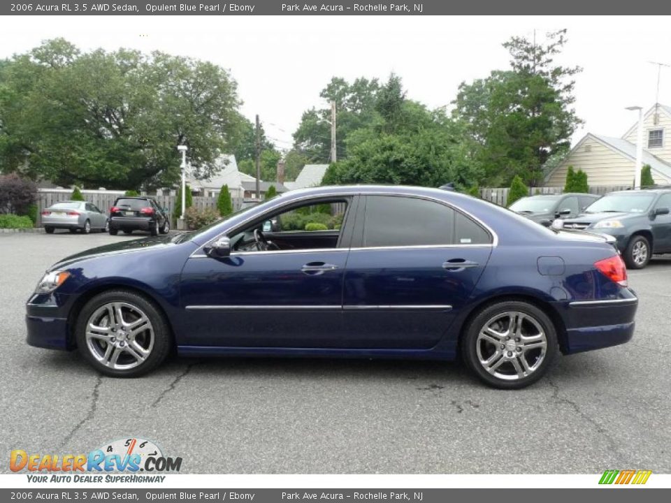 2006 Acura RL 3.5 AWD Sedan Opulent Blue Pearl / Ebony Photo #14