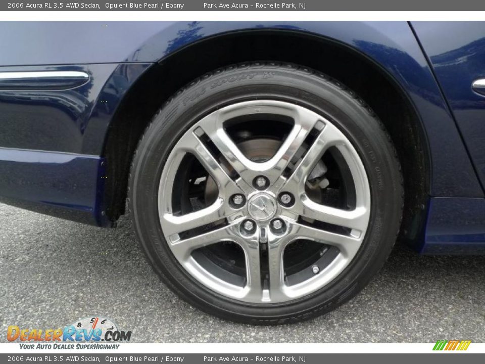 2006 Acura RL 3.5 AWD Sedan Opulent Blue Pearl / Ebony Photo #17