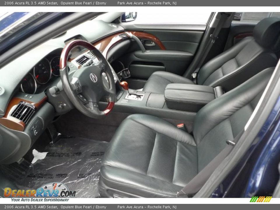 2006 Acura RL 3.5 AWD Sedan Opulent Blue Pearl / Ebony Photo #24