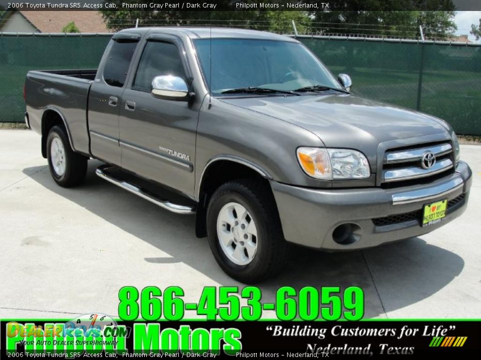 2006 Toyota Tundra SR5 Access Cab Phantom Gray Pearl / Dark Gray Photo #1