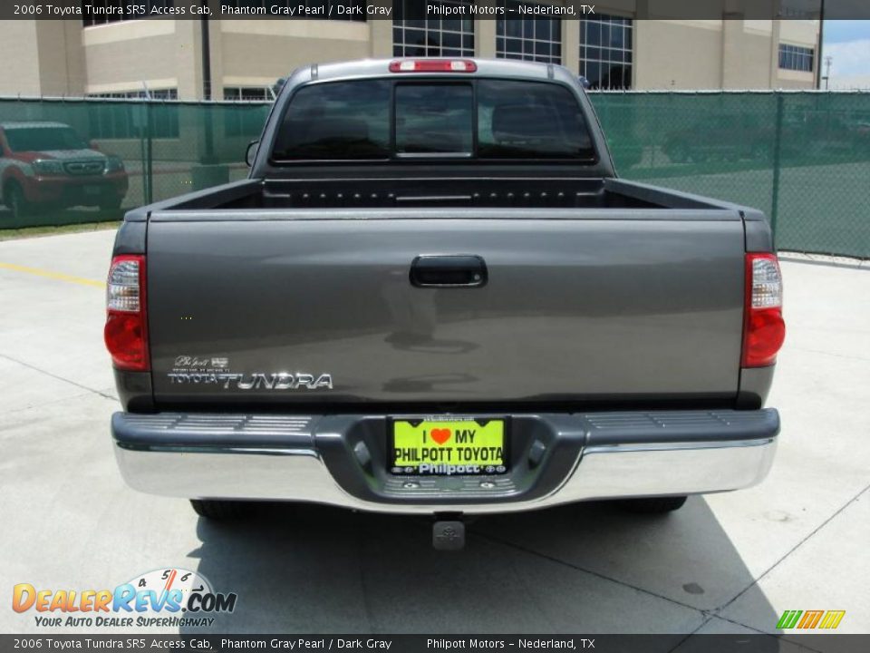 2006 Toyota Tundra SR5 Access Cab Phantom Gray Pearl / Dark Gray Photo #4