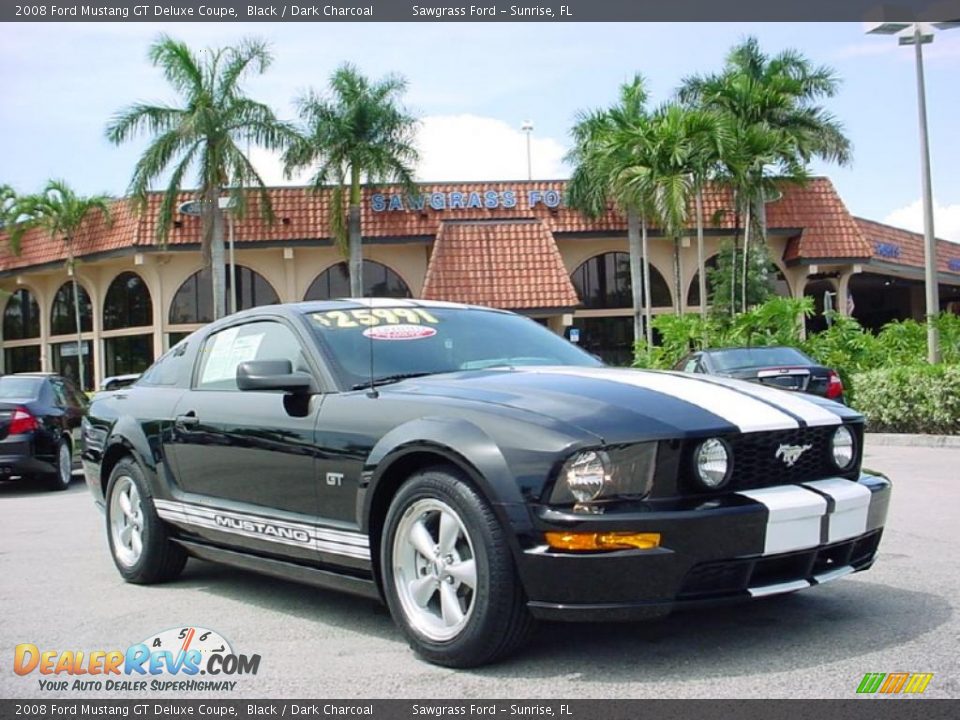 2008 Ford Mustang GT Deluxe Coupe Black / Dark Charcoal Photo #1