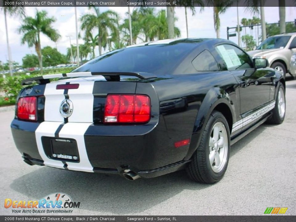 2008 Ford Mustang GT Deluxe Coupe Black / Dark Charcoal Photo #6